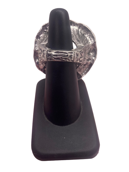 Silver Tone Stretch Ring