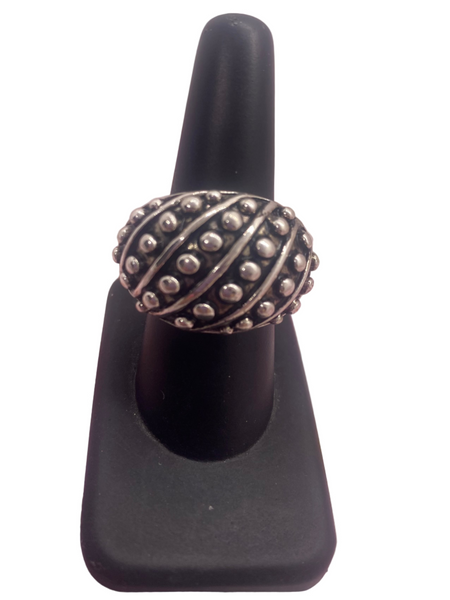 Western Ball Textured Stretch Ring
