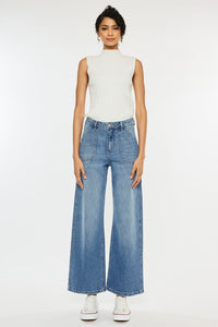 KanCan Richardine Ultra High Rise Wide Leg Denim Jeans