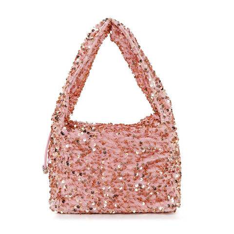 Pink Sequin Evening Bag Purse