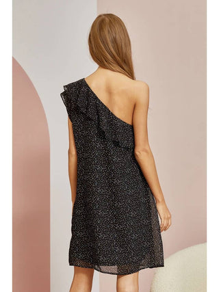 One Shoulder Shift Dress