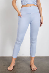 Rae Mode Butter Soft High Rise Cropped Leggings w Side Cut outs Plus