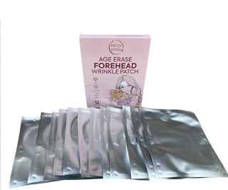 Set of 12 Age Erase Forehead Wrinkle Smoothing Patches