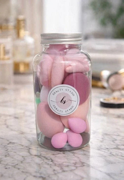 Pink 14pc Beauty Sponge and Blender Set