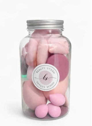 Pink 14pc Beauty Sponge and Blender Set