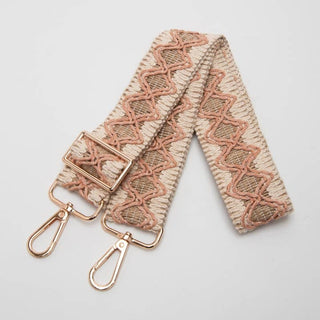 Beige Peach Interchangeable Purse Guitar Strap