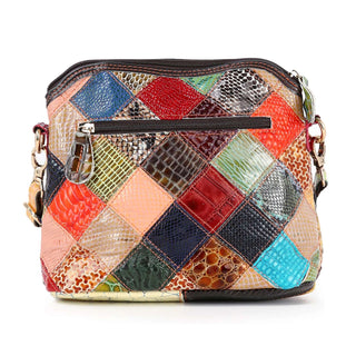 Colorful Genuine Leather Crossbody Cross body Sling Purse