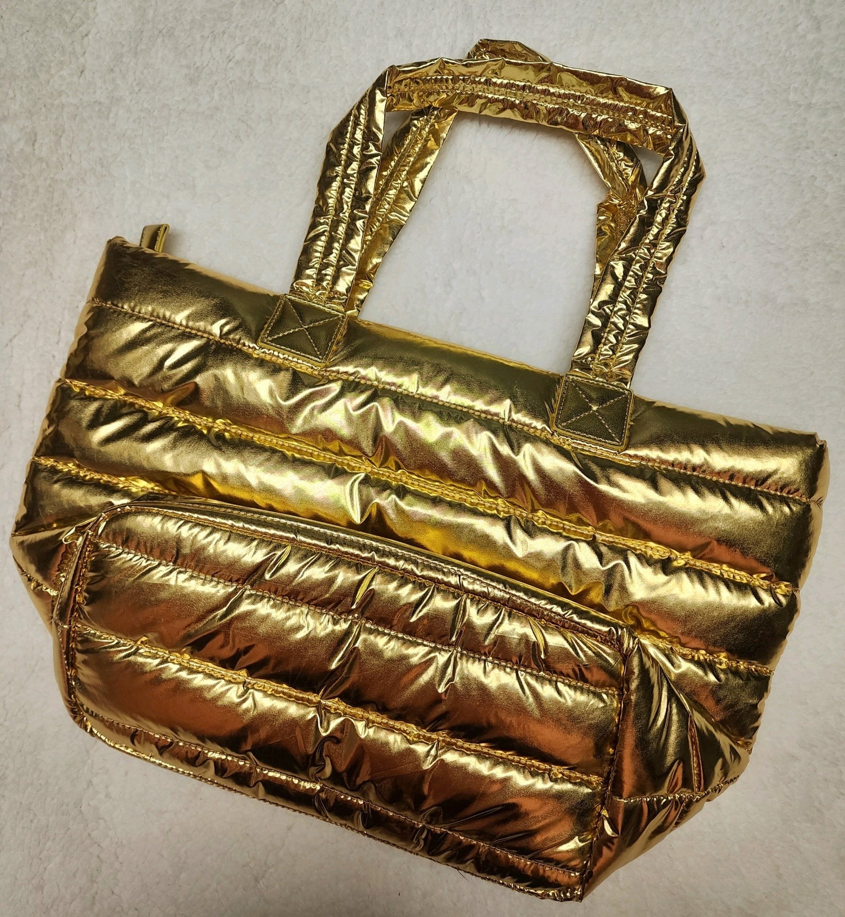 Metallic Gold Tote Bag