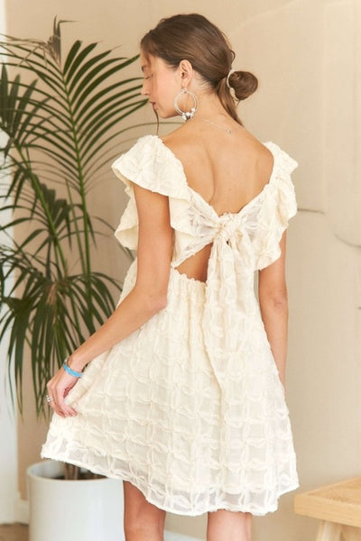 Baby Doll Open Tie Back Dress