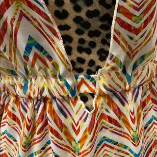 Miken Abstract Print Swimsuit Cover Up