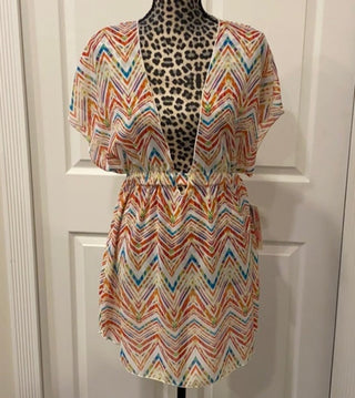 Miken Abstract Print Swimsuit Cover Up