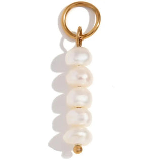 Beaded Pearl Dangle Charm for Necklace or Bracelet