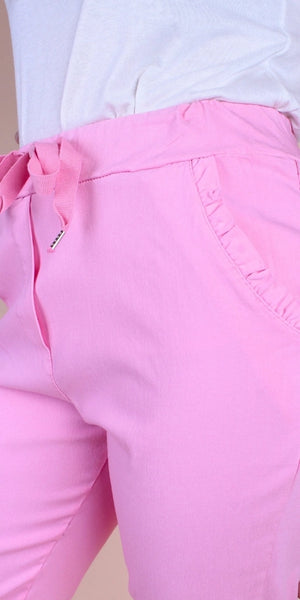 Elara Pink Jogger Pants