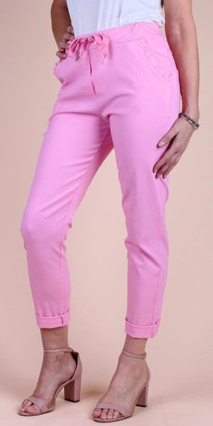 Elara Pink Jogger Pants