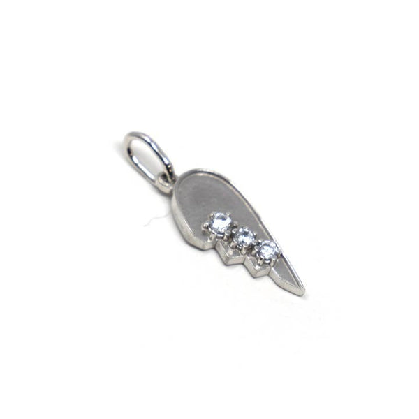 Left Half Heart Sterling Silver Charm for Necklace or Bracelet