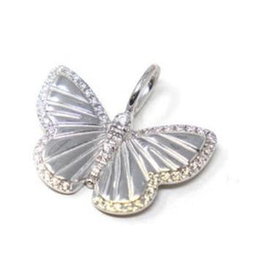 Sterling Silver Butterfly Charm for Necklace or Bracelet