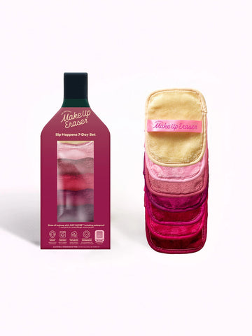 Sip Happens Make up Eraser 7 Day Set