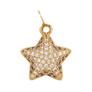 CZ Star Balloon Charm for Necklace or Bracelet