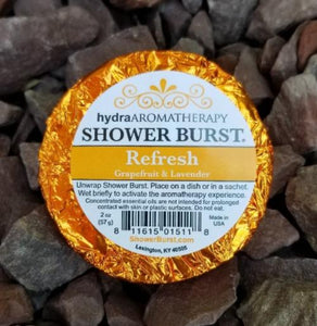 Aromatherapy  Refresh Shower Steamer Burst Made In The USA Refresh Grapefruit Lavender