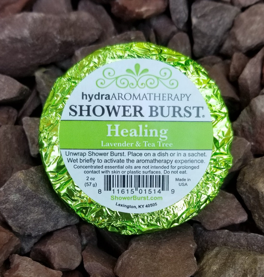 Aromatherapy Shower Steamer Burst Made In The USA Healing Lavender Tea Tree
