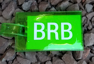 BRB Green Luggage Tag