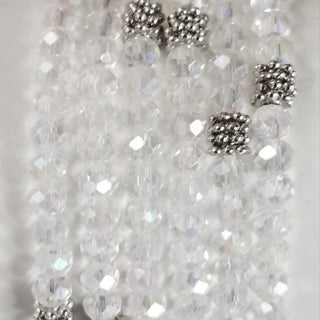 Stacking Stones Single Crystal Bracelet Clear