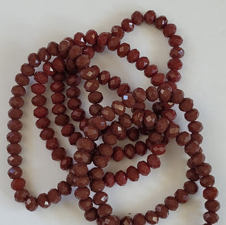 Sparkly Brown Crystal Stretch Bracelet