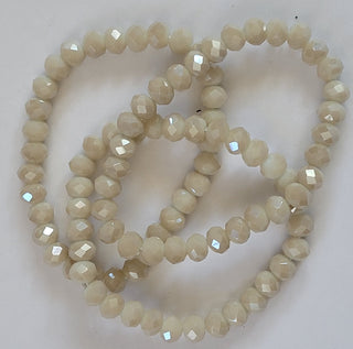 Sparkly Medium Bone Stretch Bracelet