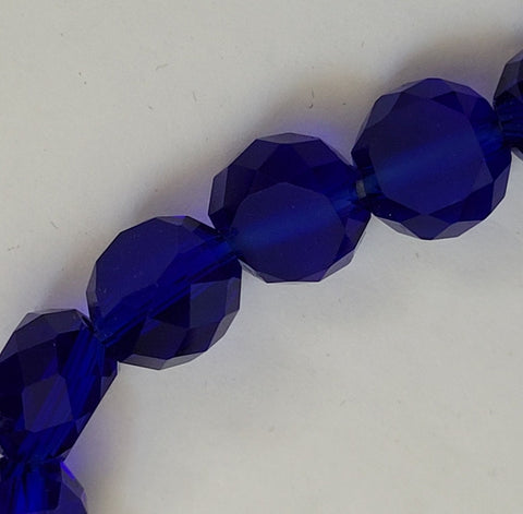 Blue Beaded Stretch Bracelet