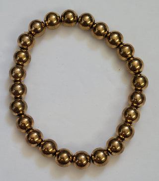 Gold Bead Stretch Bracelet