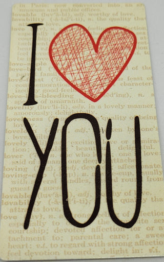 I Heart You Refrigerator Magnet