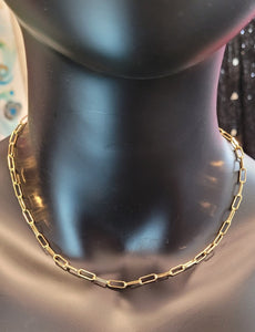 Gold Filled 18 inch Single Chain Link Necklace