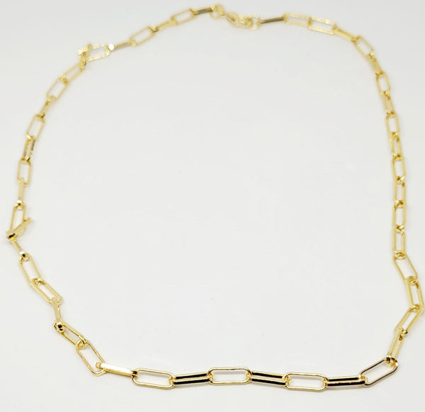 Gold Filled 18 inch Single Chain Link Necklace