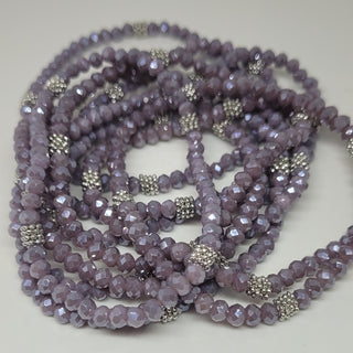 Stacking Stones  Crystal Bracelet Majestic Purple
