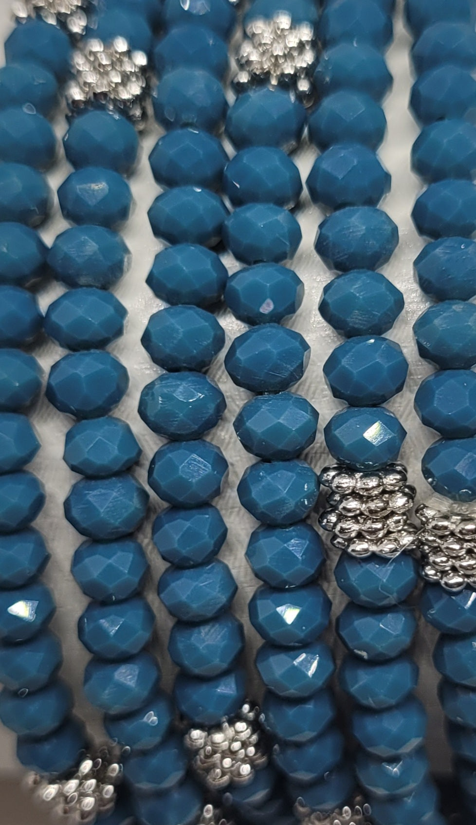 Stacking Stones Navy Blue Crystal Bracelet