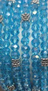 Sparkle Stones Bright Aqua AB Crystal Bracelet