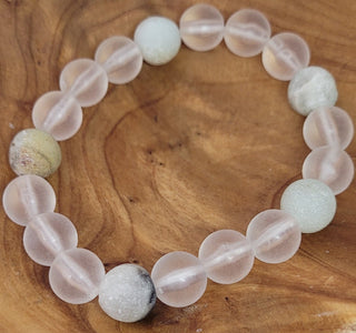 Beach Inspired Beaded Stretch Bracelet