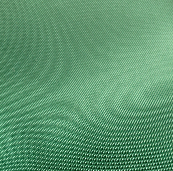 Nylon Green Cosmetic Zip Front Make up Bag