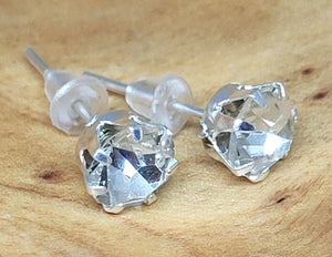 Faux Diamond Stud Post Earrings