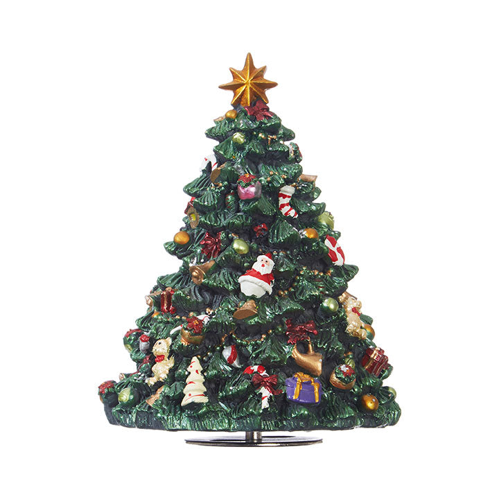Animated Musical Rotating Christmas Tree 5.75 inches