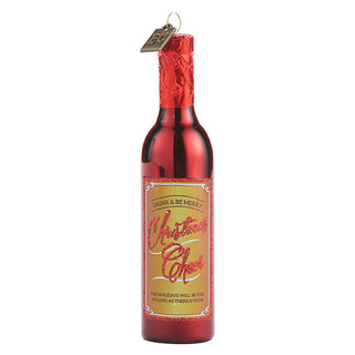 Eric Cortina 5 inch Christmas Cheer Wine Bottle Ornament