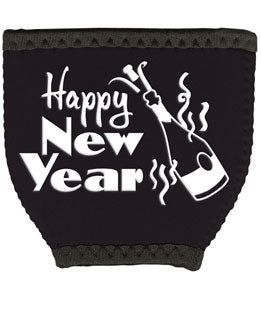 Happy New Year Woozie Coozie Glovie Insulator
