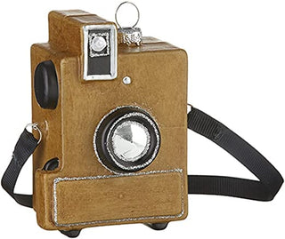 Glass Antique Camera Ornament