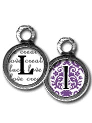 L  Candy Initial Charm