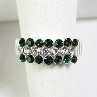 Michigan State University Crystal Stretch Ring