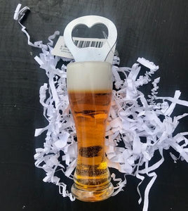 Craft Pilsner Beer Glass Bottle Opener