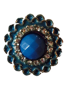 Blue Interchangeable Snap Jewelry