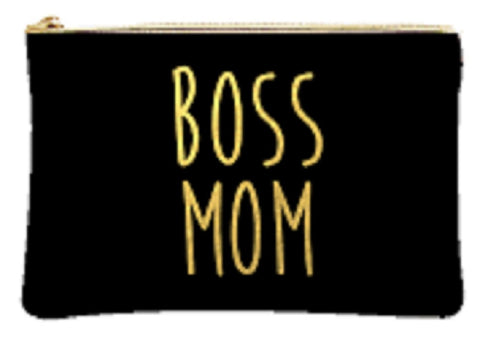Boss Mom Cosmetic Make up Pouch Bag