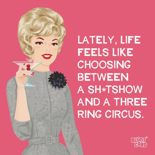 Lately Life Feels Like Choosing Between  Wine Cocktail Napkins