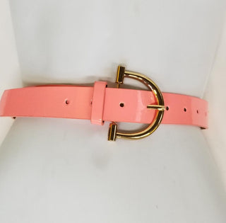 Vegan Coral Faux Leather Belt